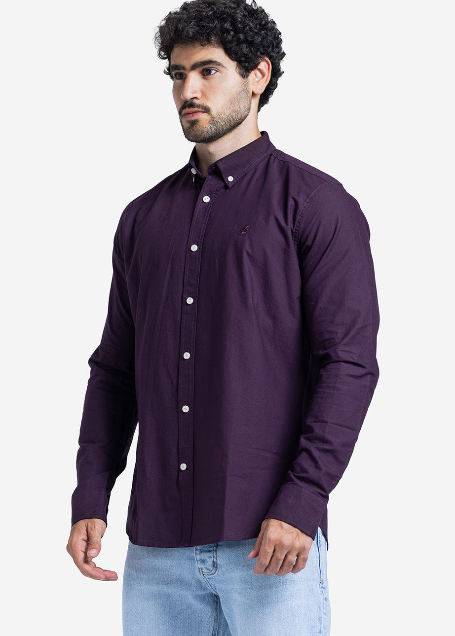 Long Sleeve Shirt - Men - Plain