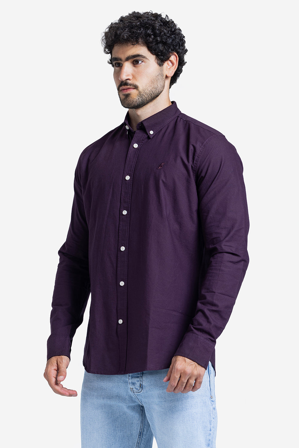 Long Sleeve Shirt - Men - Plain