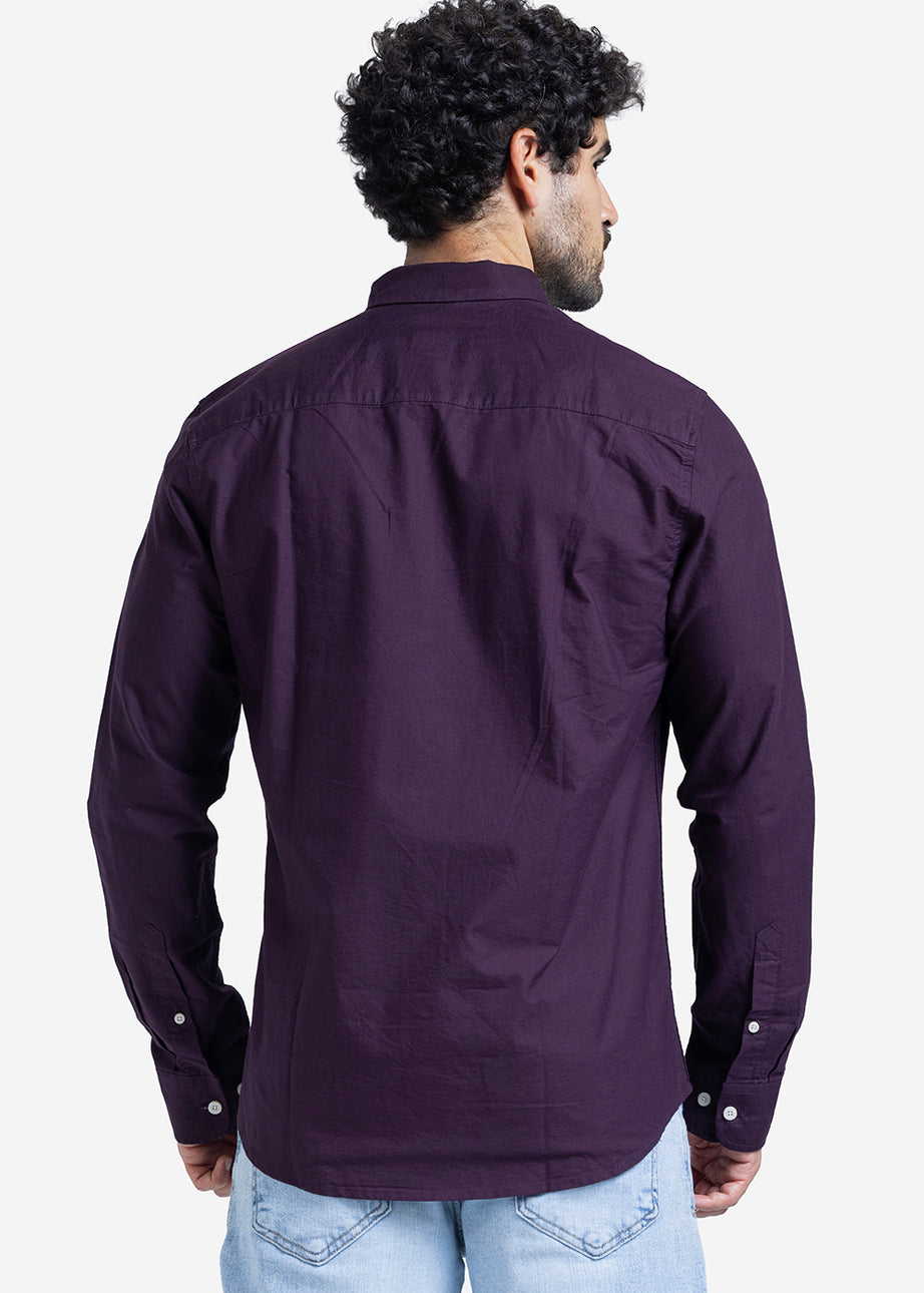 Long Sleeve Shirt - Men - Plain