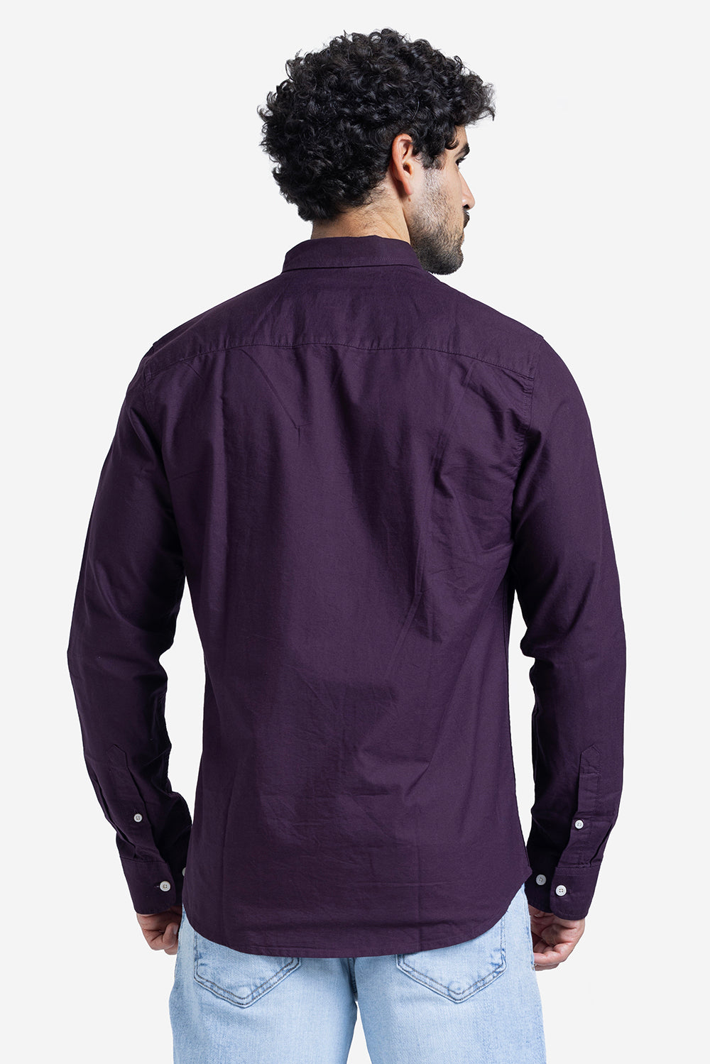 Long Sleeve Shirt - Men - Plain