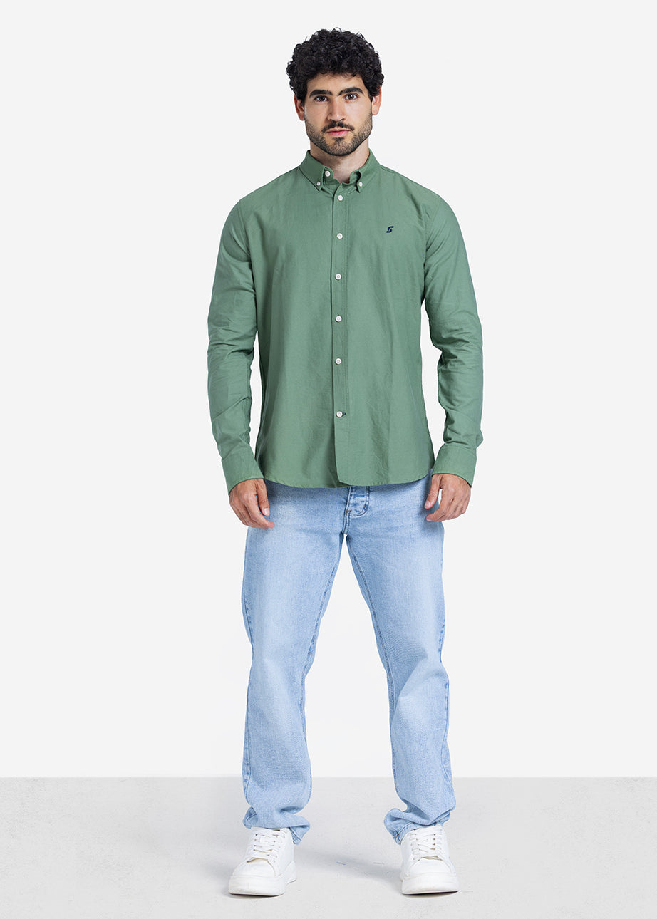 Long Sleeve Shirt - Men - Plain