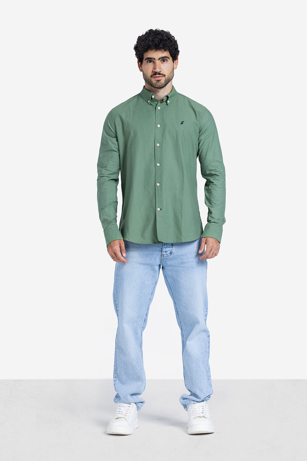 Long Sleeve Shirt - Men - Plain