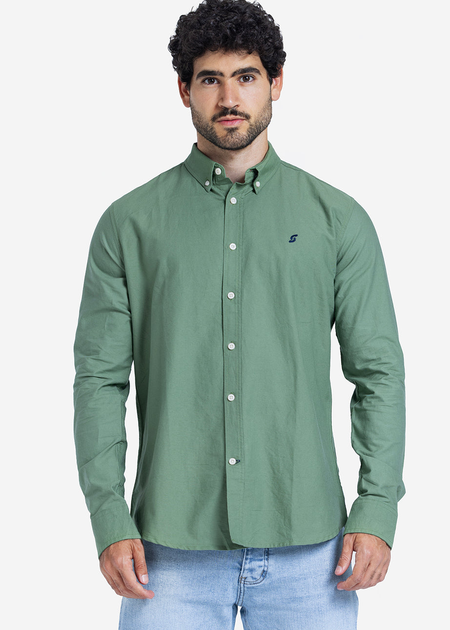 Long Sleeve Shirt - Men - Plain