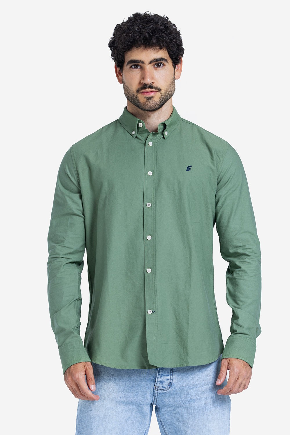 Long Sleeve Shirt - Men - Plain