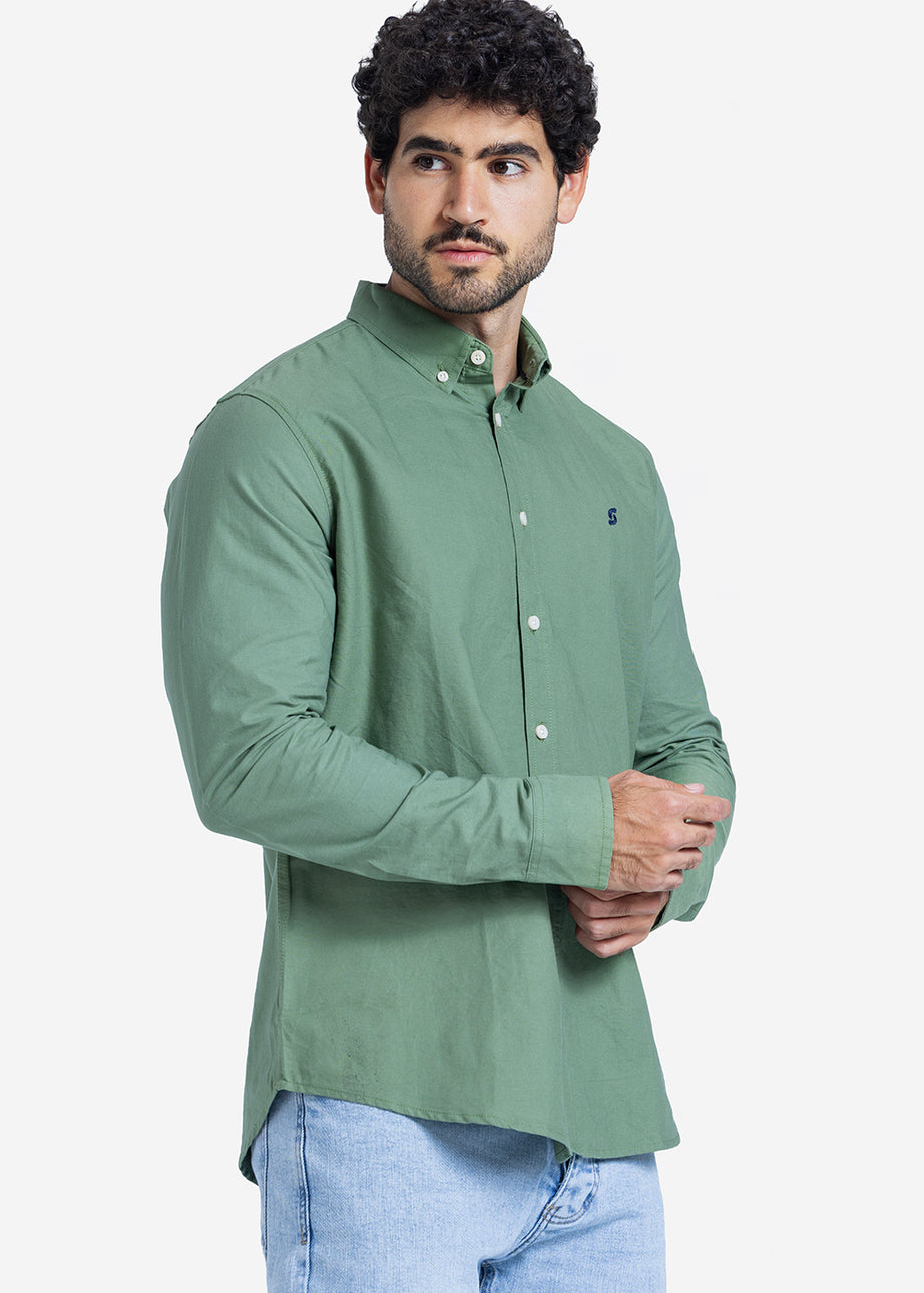 Long Sleeve Shirt - Men - Plain