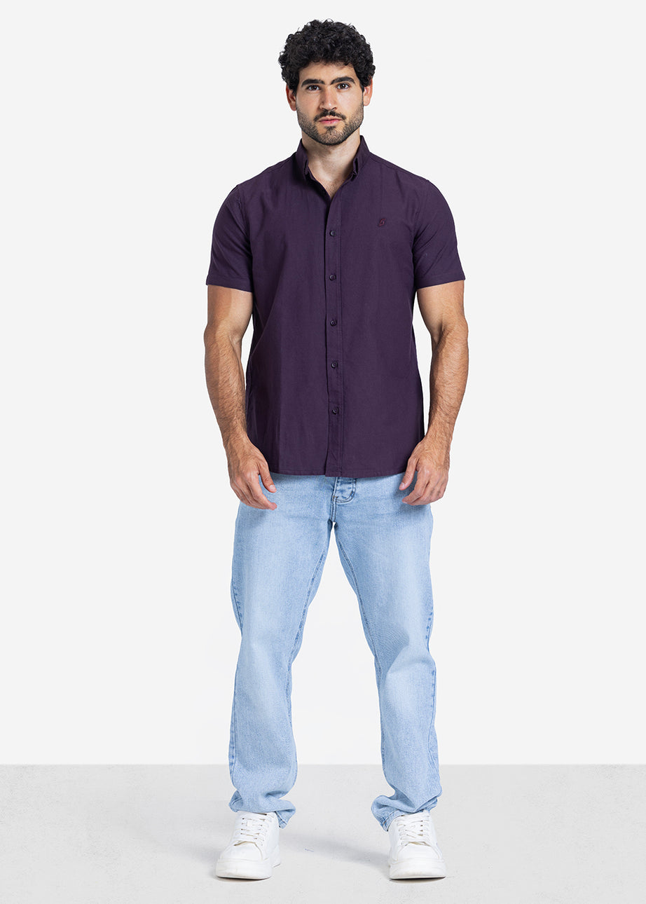 Half sleeve shirt - Men - Plain
