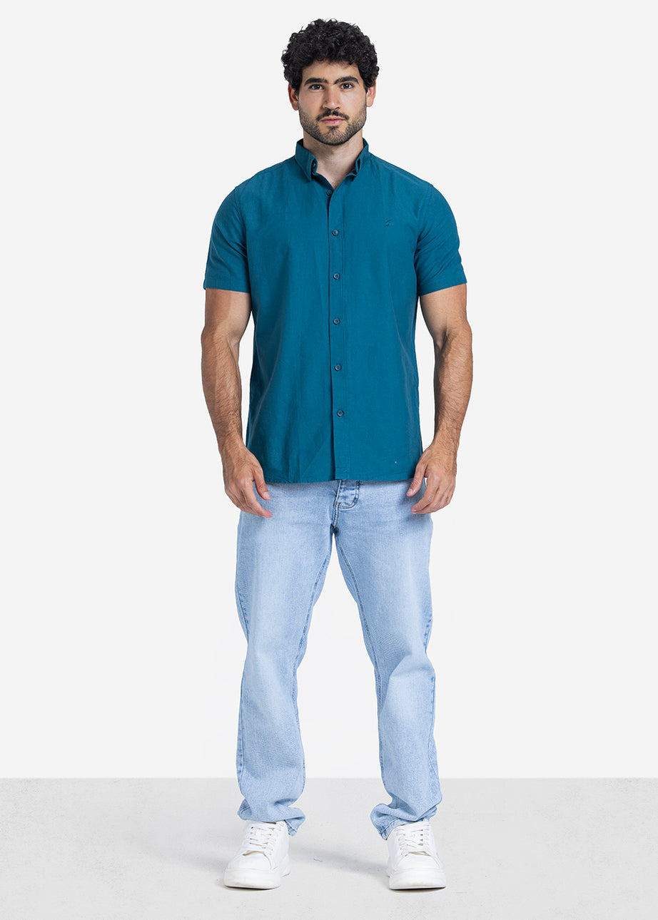 Half sleeve shirt - Men - Plain