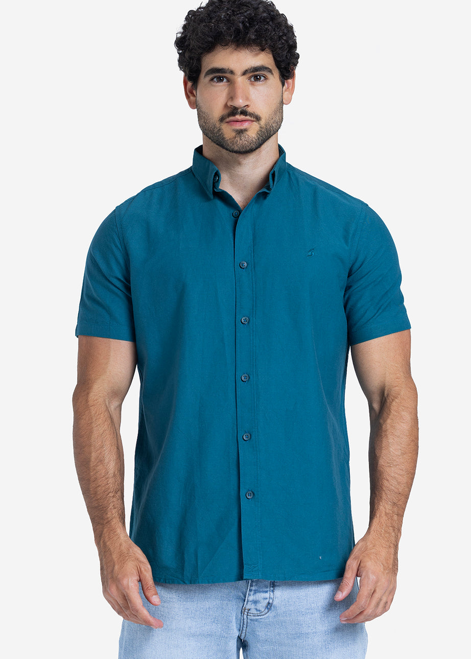 Half sleeve shirt - Men - Plain