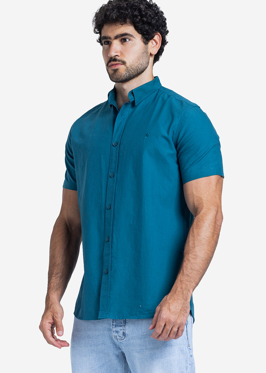 Half sleeve shirt - Men - Plain