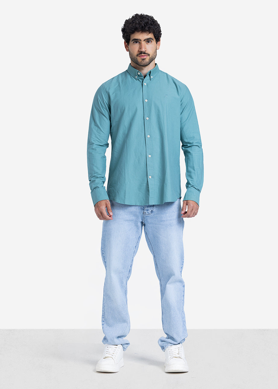 Long Sleeve Shirt - Men - Plain