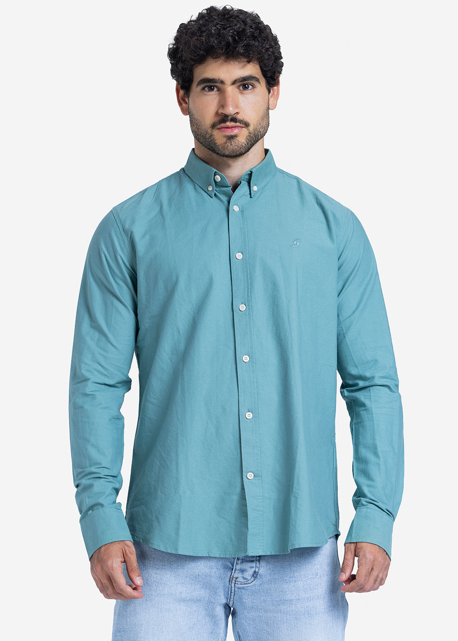 Long Sleeve Shirt - Men - Plain
