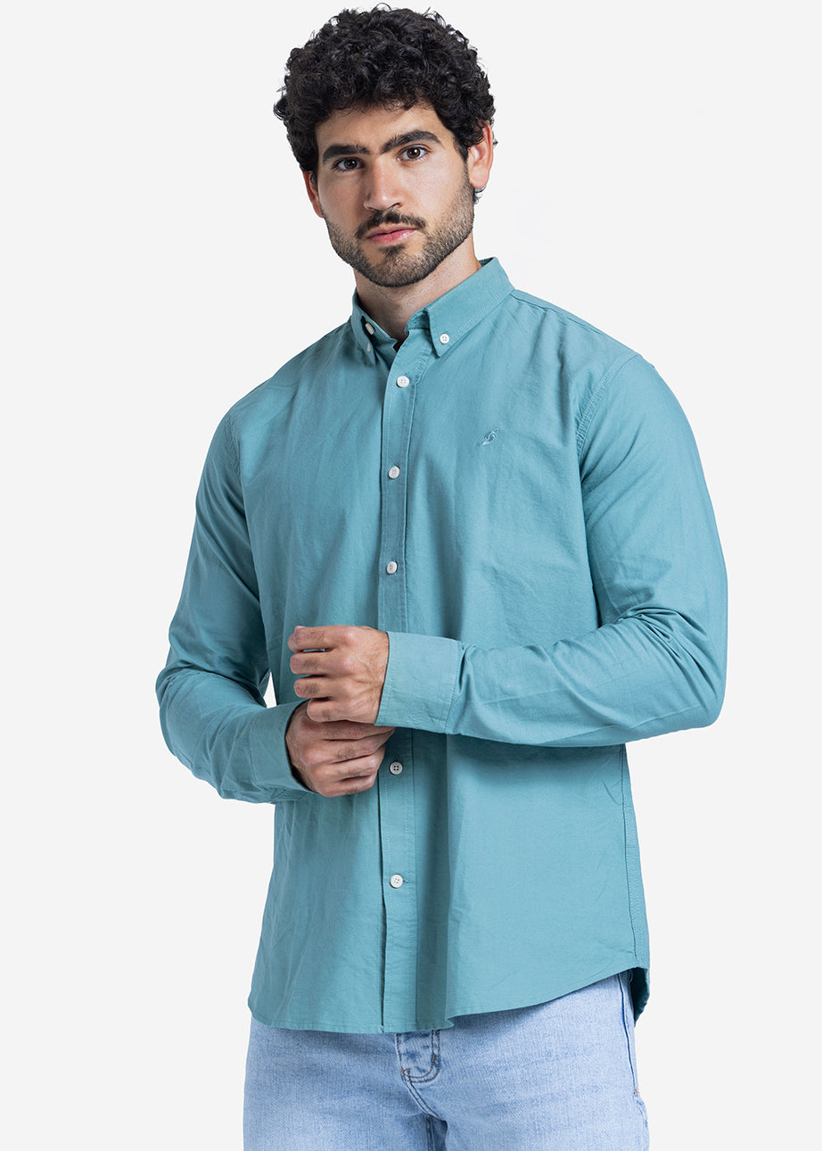 Long Sleeve Shirt - Men - Plain