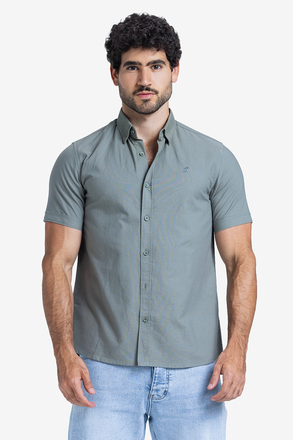 Half sleeve shirt - Men - Plain