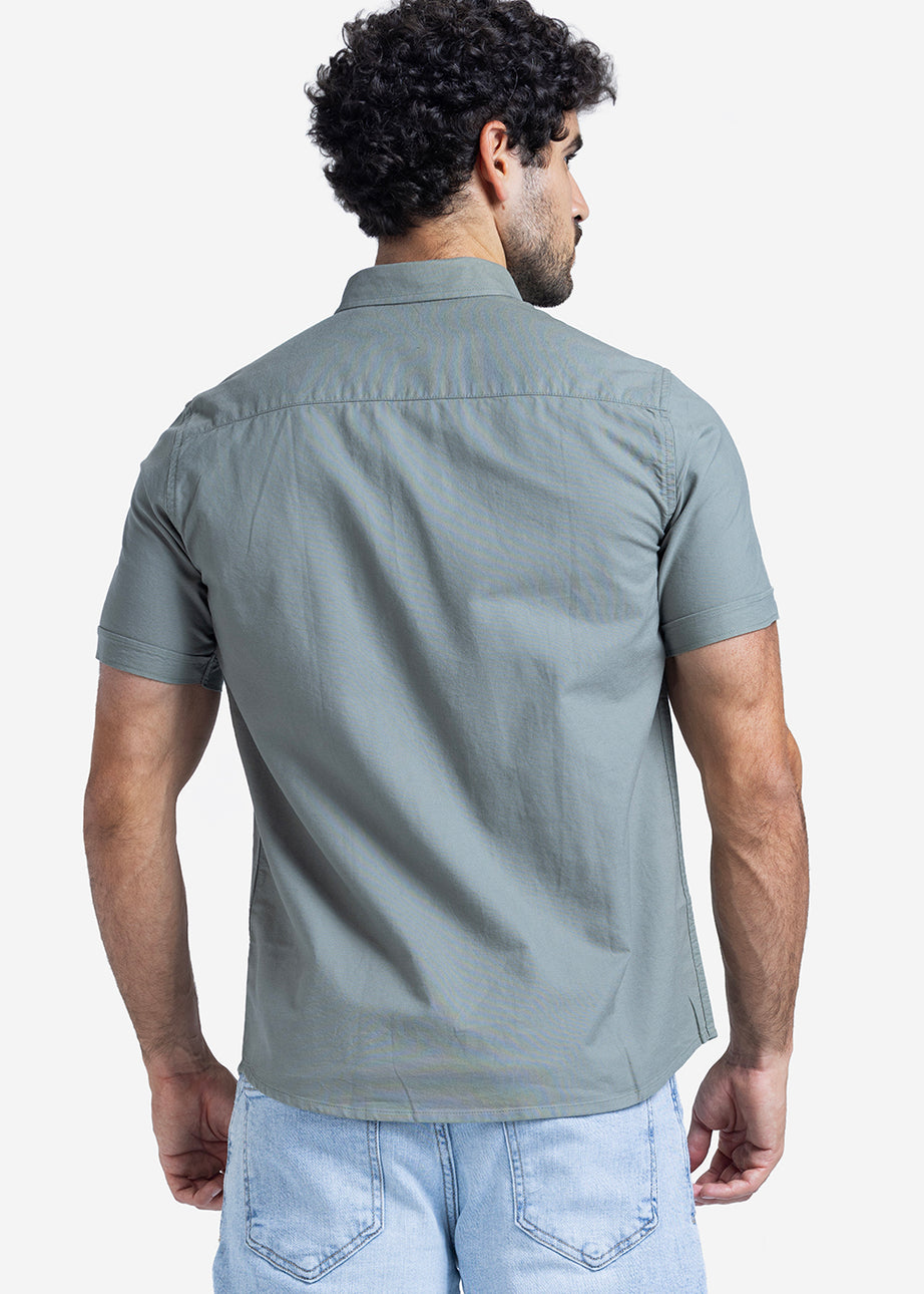 Half sleeve shirt - Men - Plain