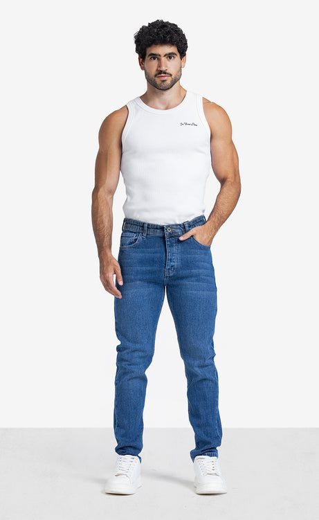 Men's Jeans - Dark Blue & Dark Gray – view 4