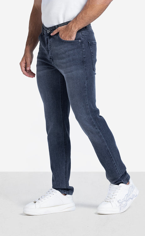 Men's Slim-Fit Jeans - Blue, Dark Denim & Dark Gray – view 3