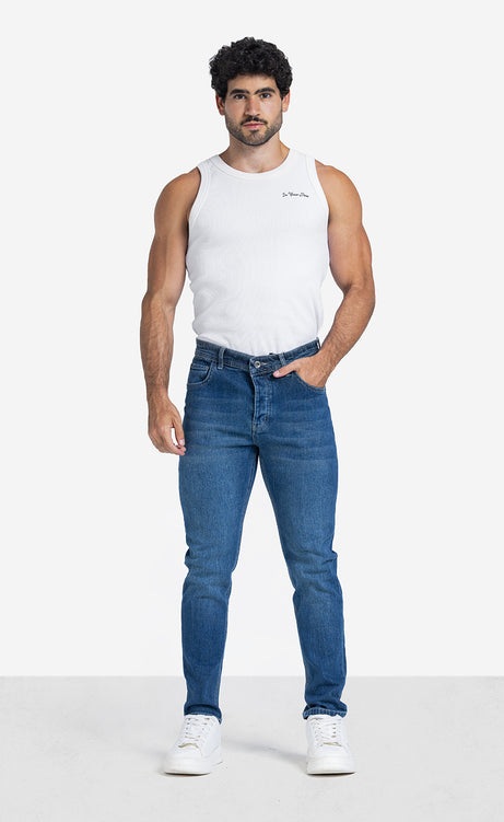 Men's Slim-Fit Jeans - Blue, Dark Denim & Dark Gray – view 9