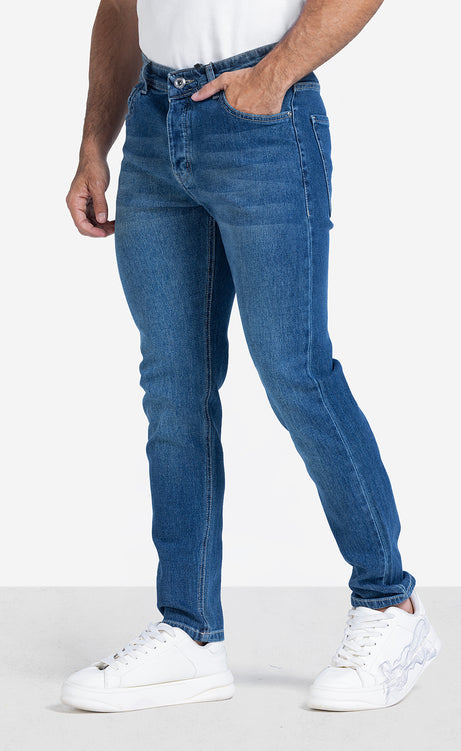 Men's Slim-Fit Jeans - Blue, Dark Denim & Dark Gray – view 2