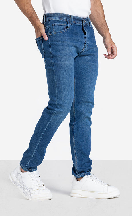 Men's Slim-Fit Jeans - Blue, Dark Denim & Dark Gray – view 7