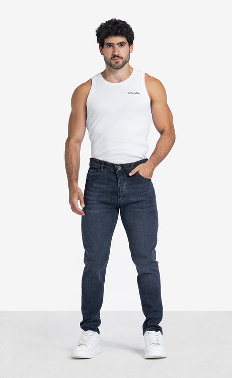 Men's Jeans - Dark Blue & Dark Gray – view 8