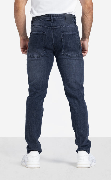 Men's Jeans - Dark Blue & Dark Gray – view 7