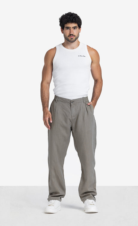 Men's Straight-Leg Linen Pants – view 8
