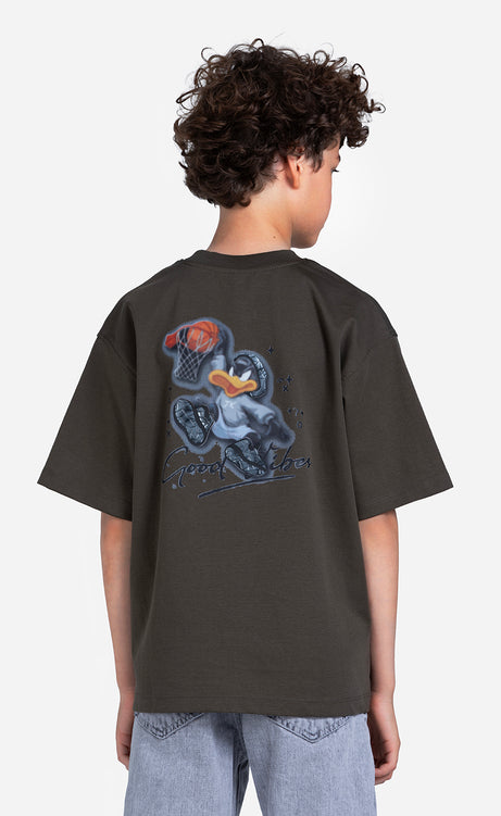Boys' Printed T-Shirt - Orange, Ecru & Olive – view 11