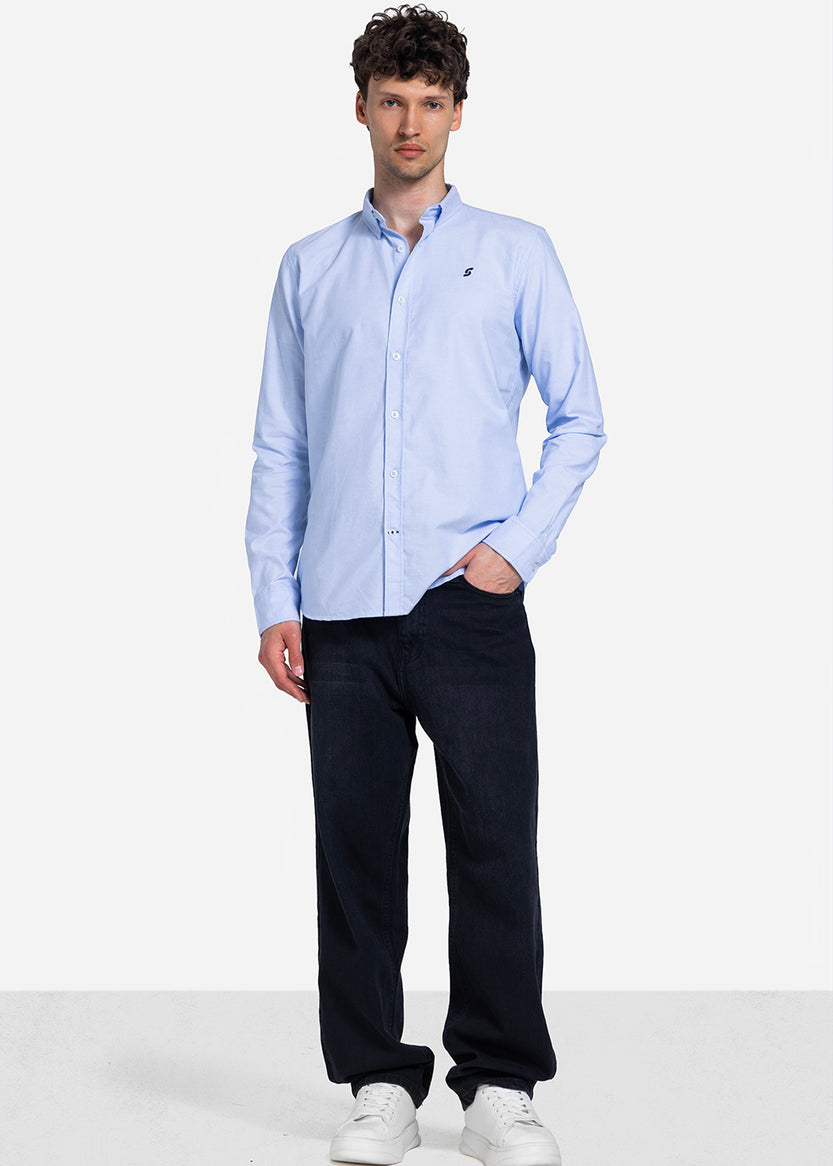 long sleeve shirt - Men - Plain