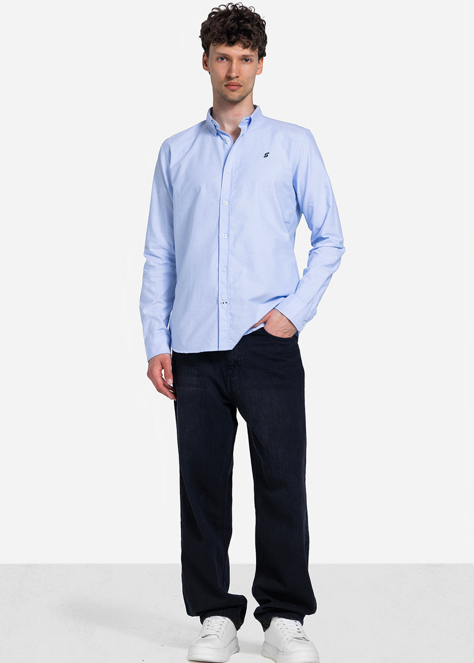 Long Sleeve Shirt - Men - Plain