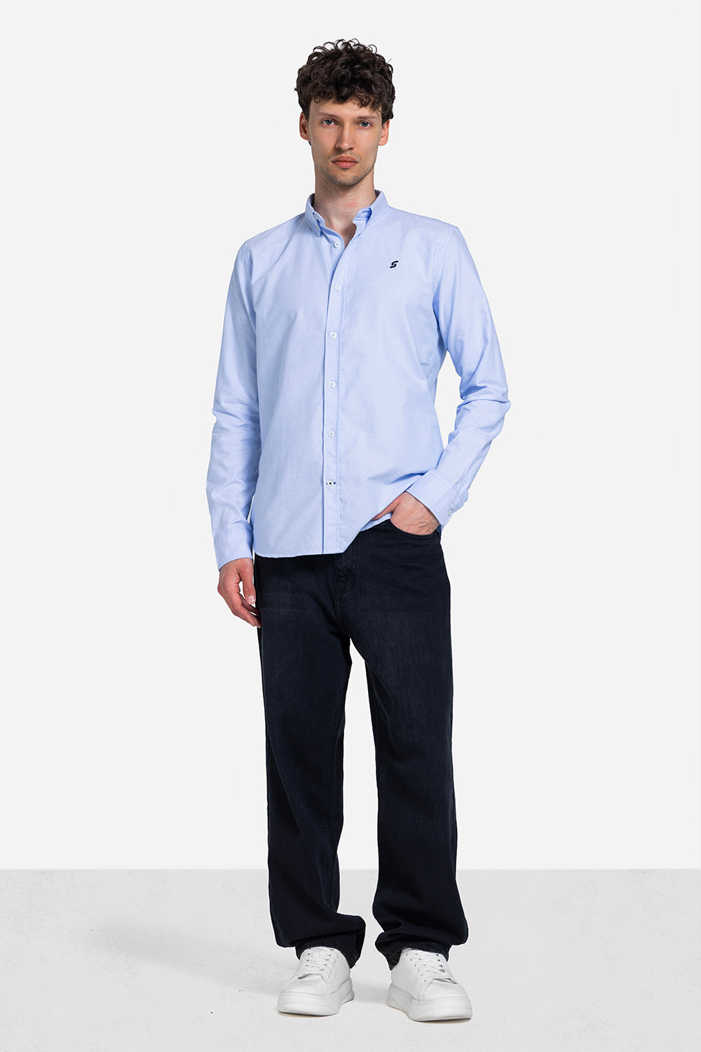 long sleeve shirt - Men - Plain