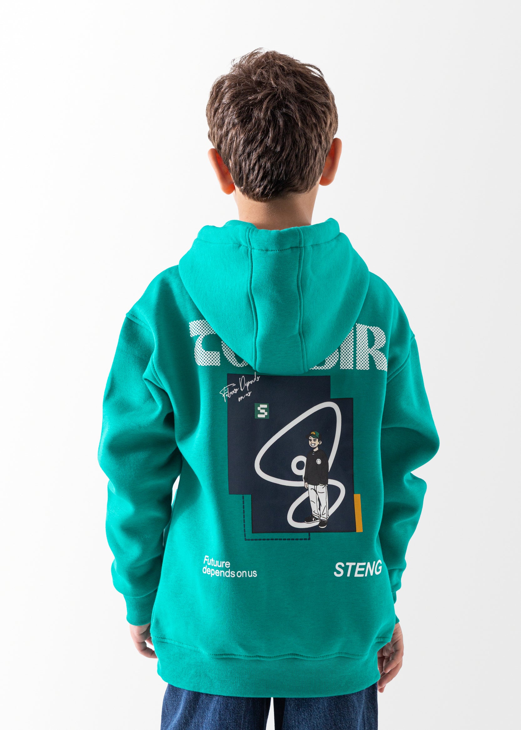 Hoodie - Boys - Printed