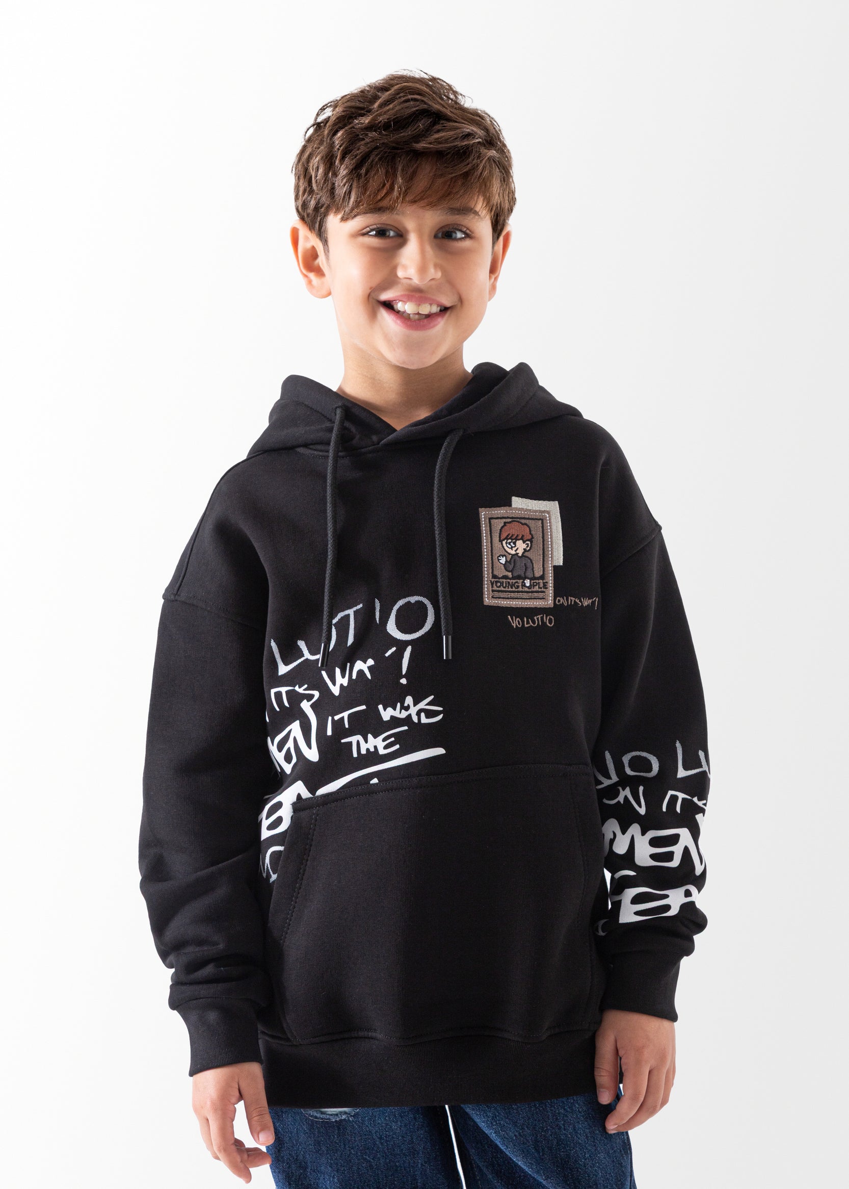 Hoodie - Boys - Printed