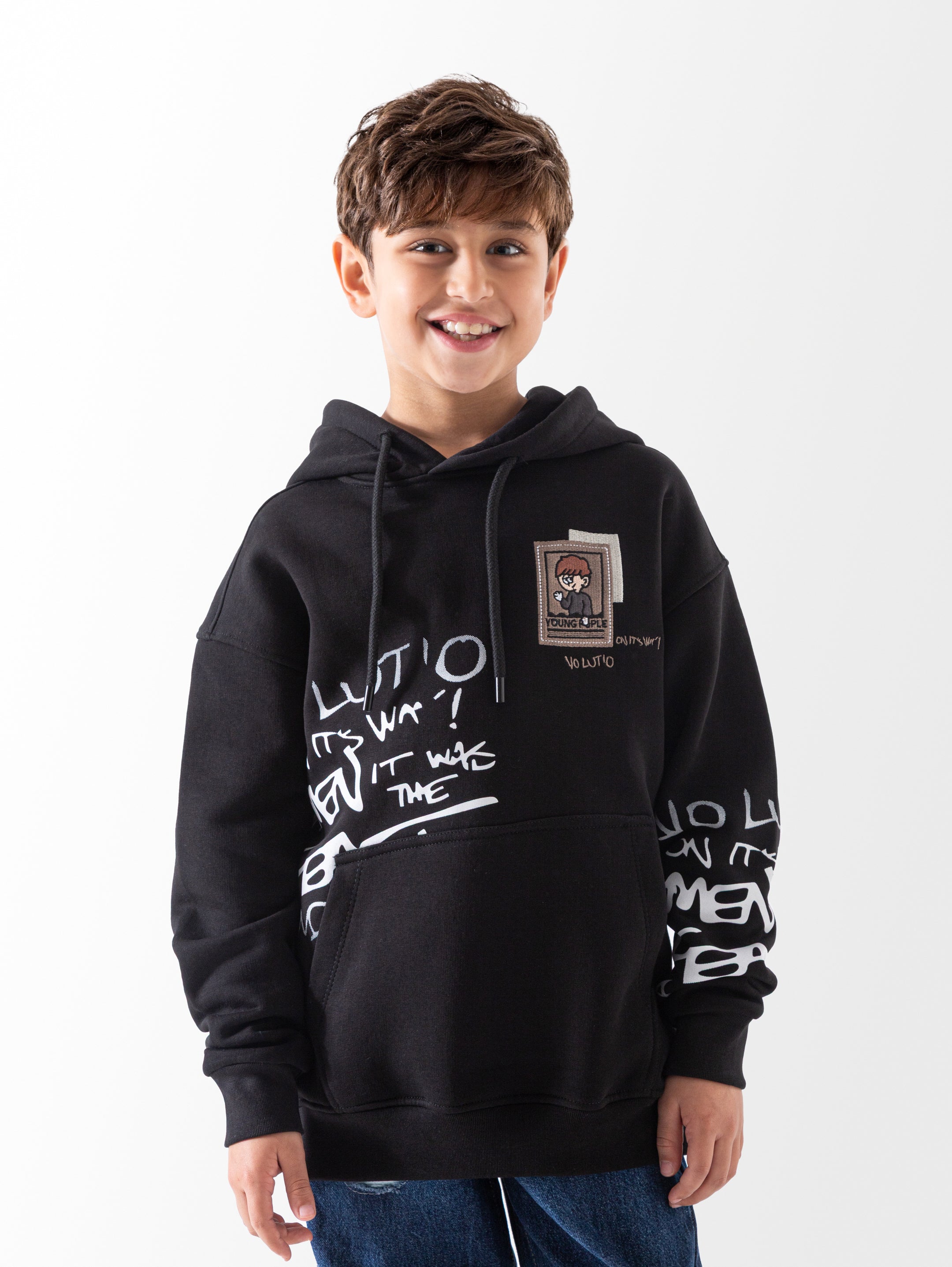 Hoodie - Boys - Printed