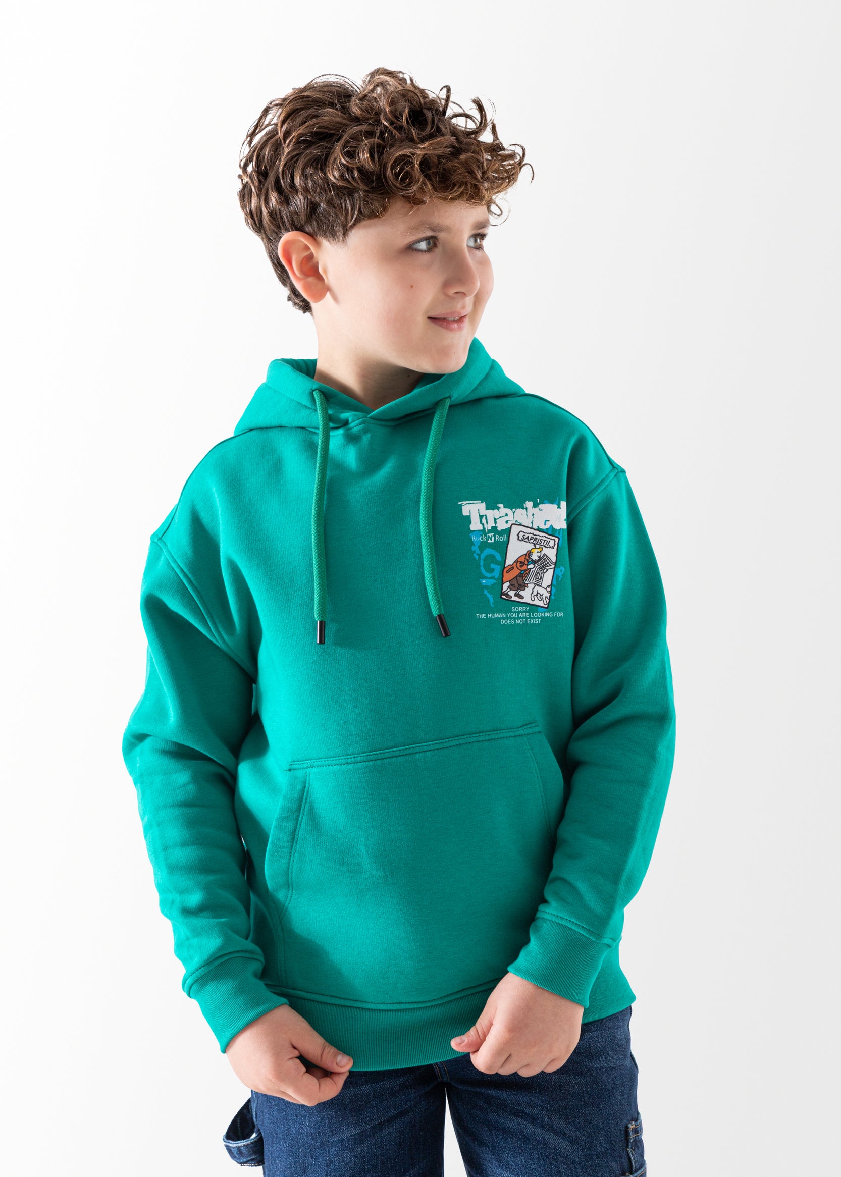 Hoodie - Boys - Printed