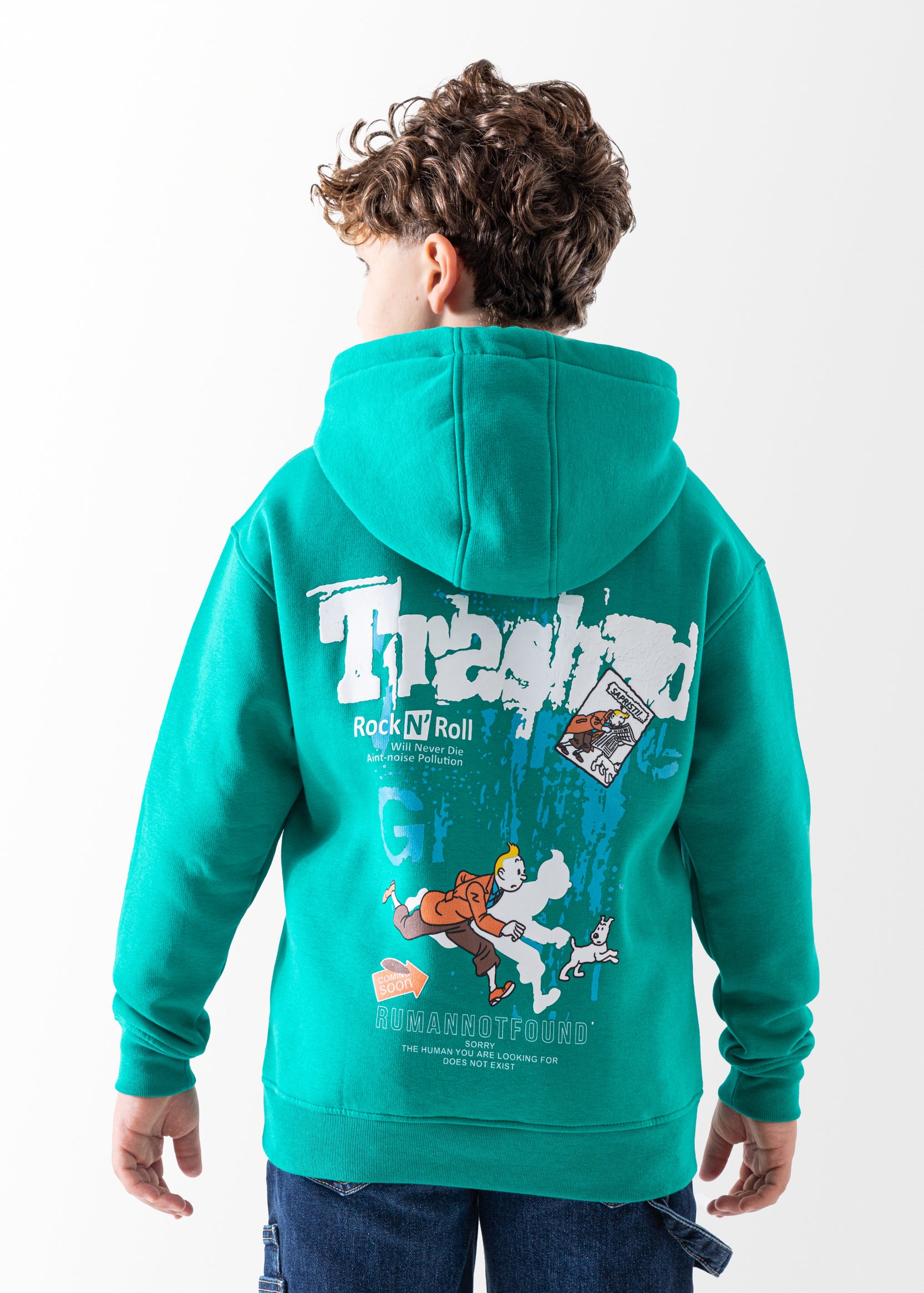 Hoodie - Boys - Printed
