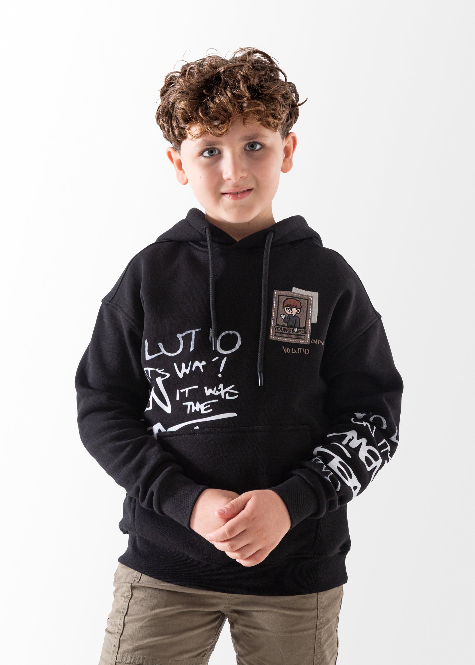 Hoodie - Boys - Printed