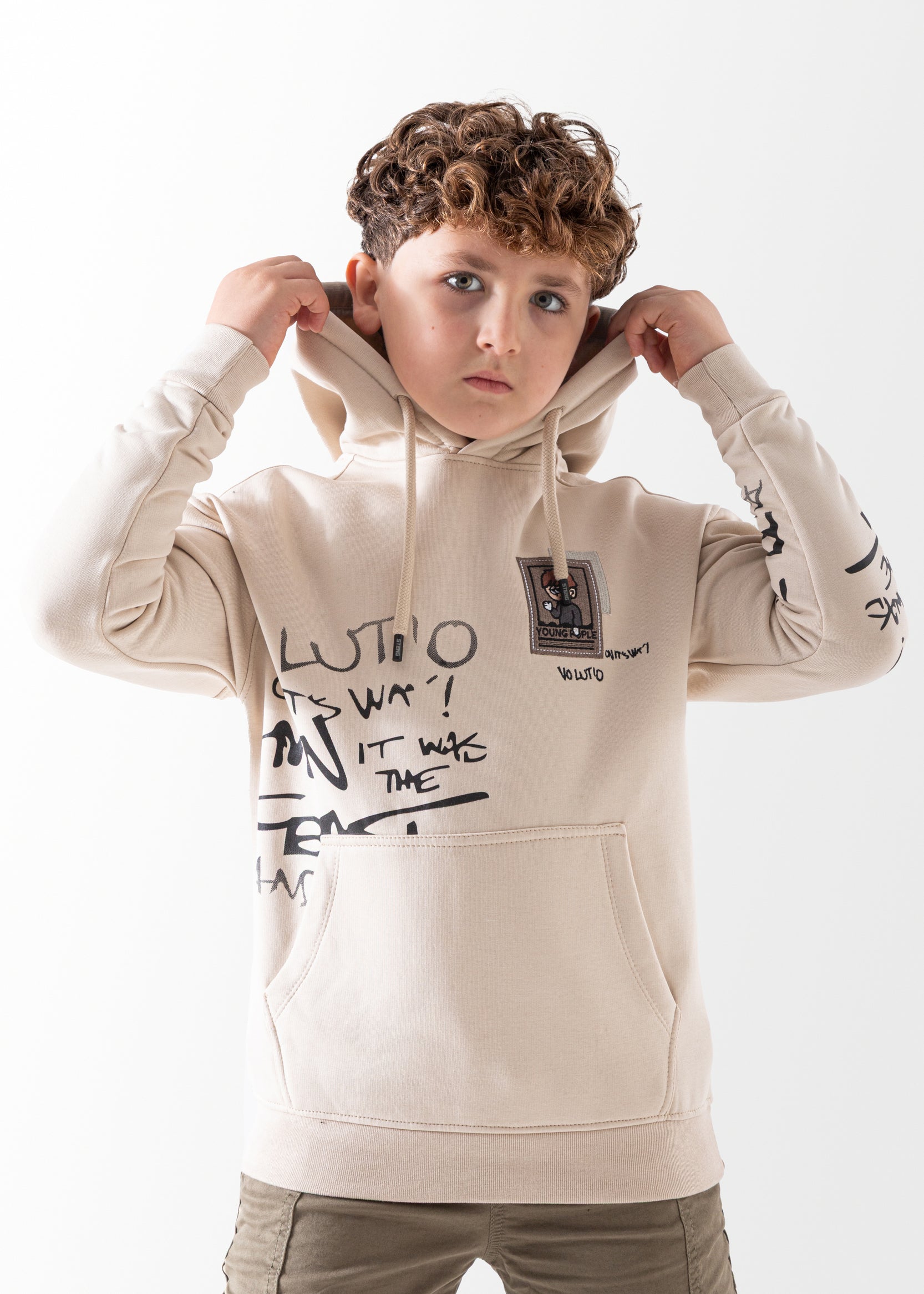 Hoodie - Boys - Printed