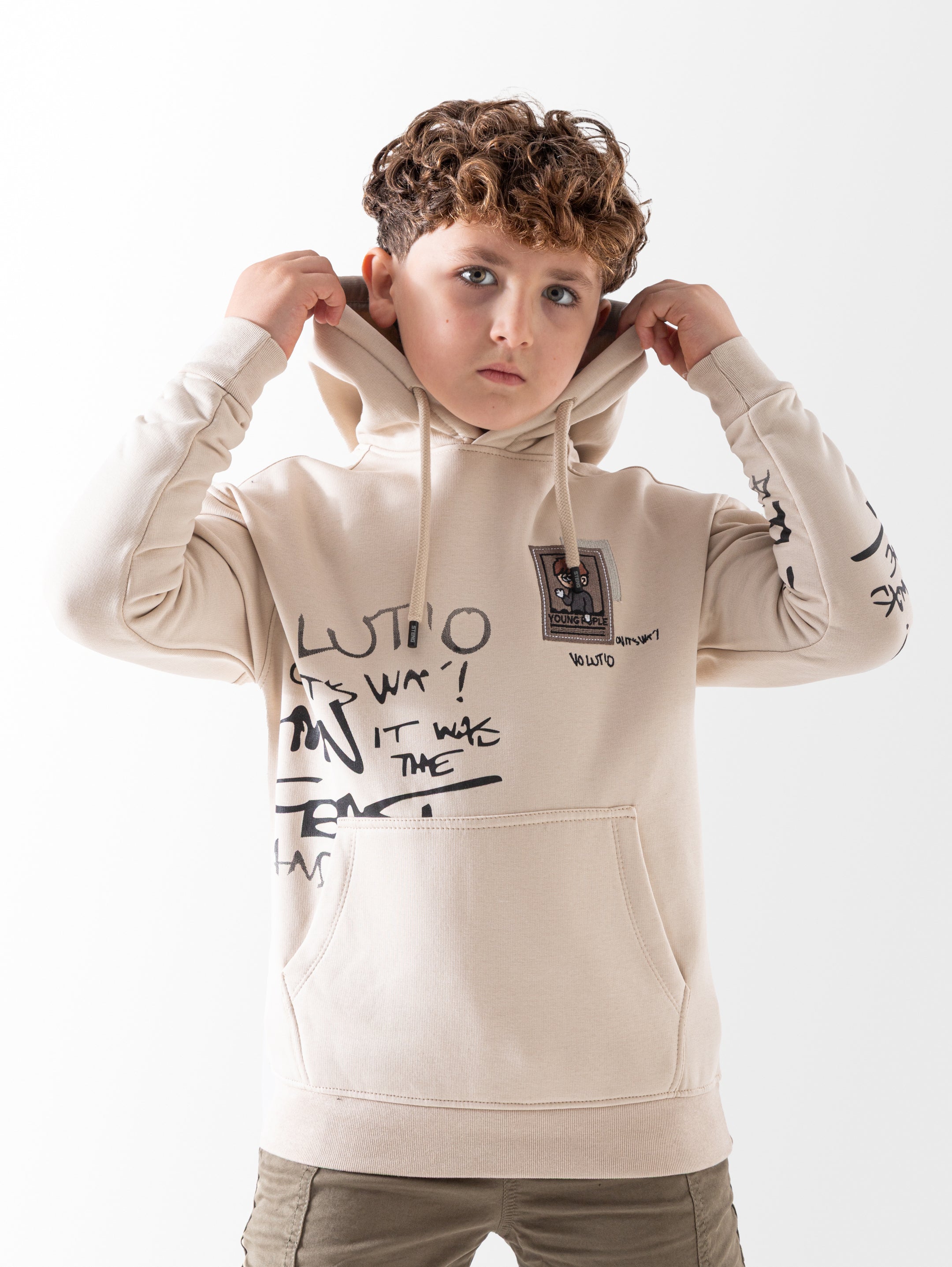 Hoodie - Boys - Printed