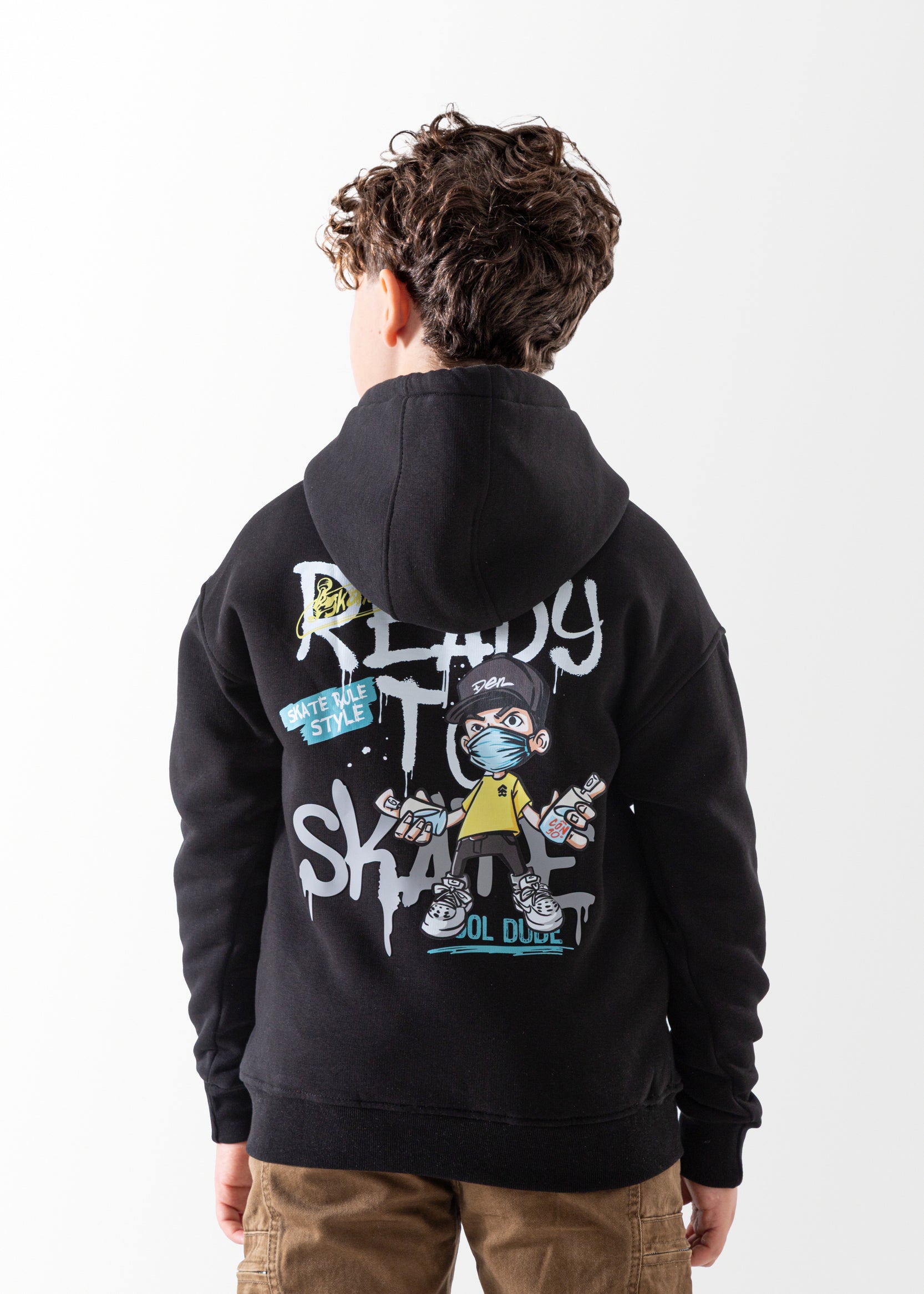 Hoodie - Boys - Printed