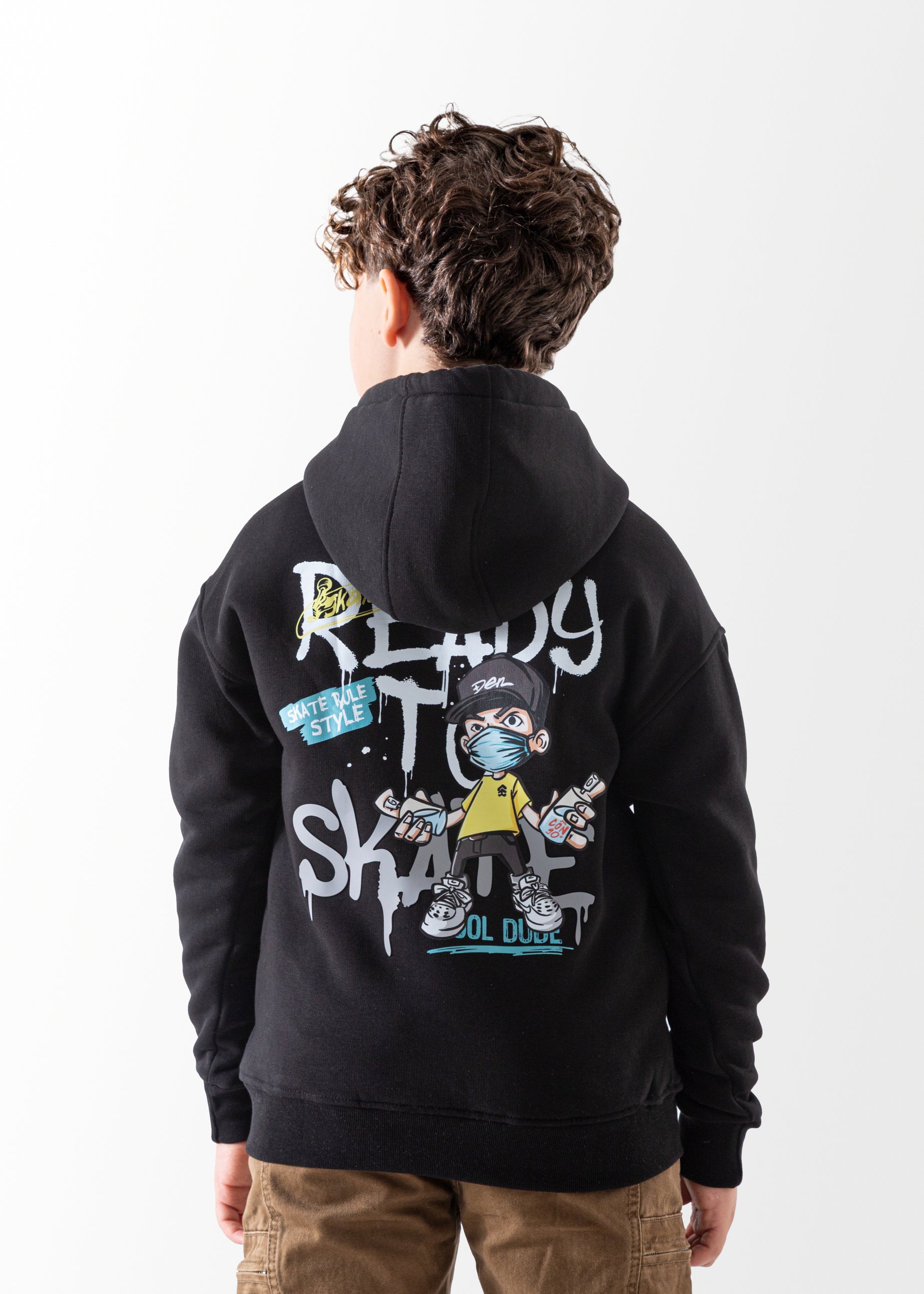Hoodie - Boys - Printed