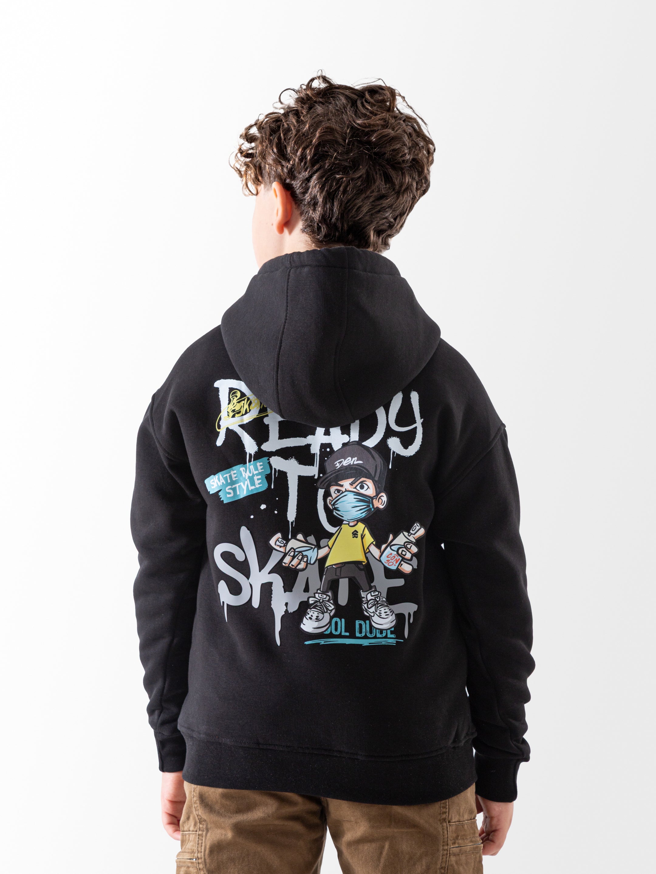 Hoodie - Boys - Printed