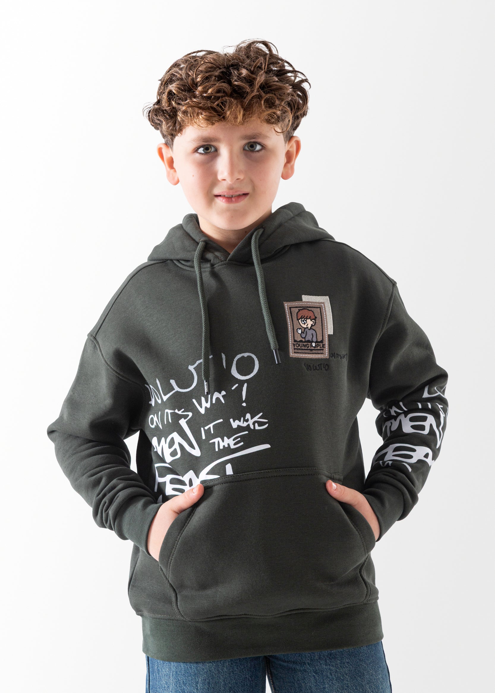 Hoodie - Boys - Printed