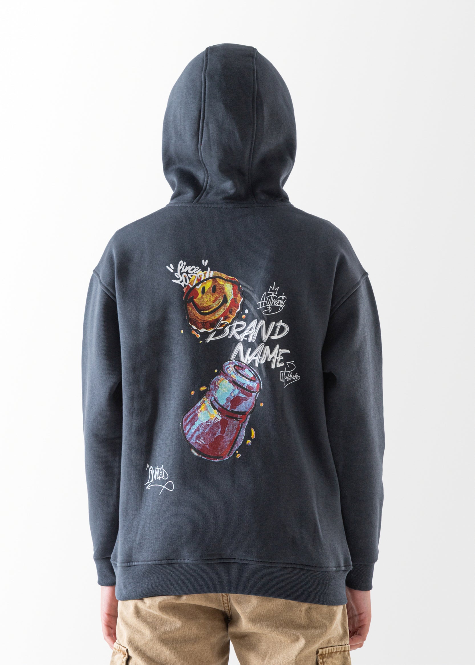 Hoodie - Boys - Printed