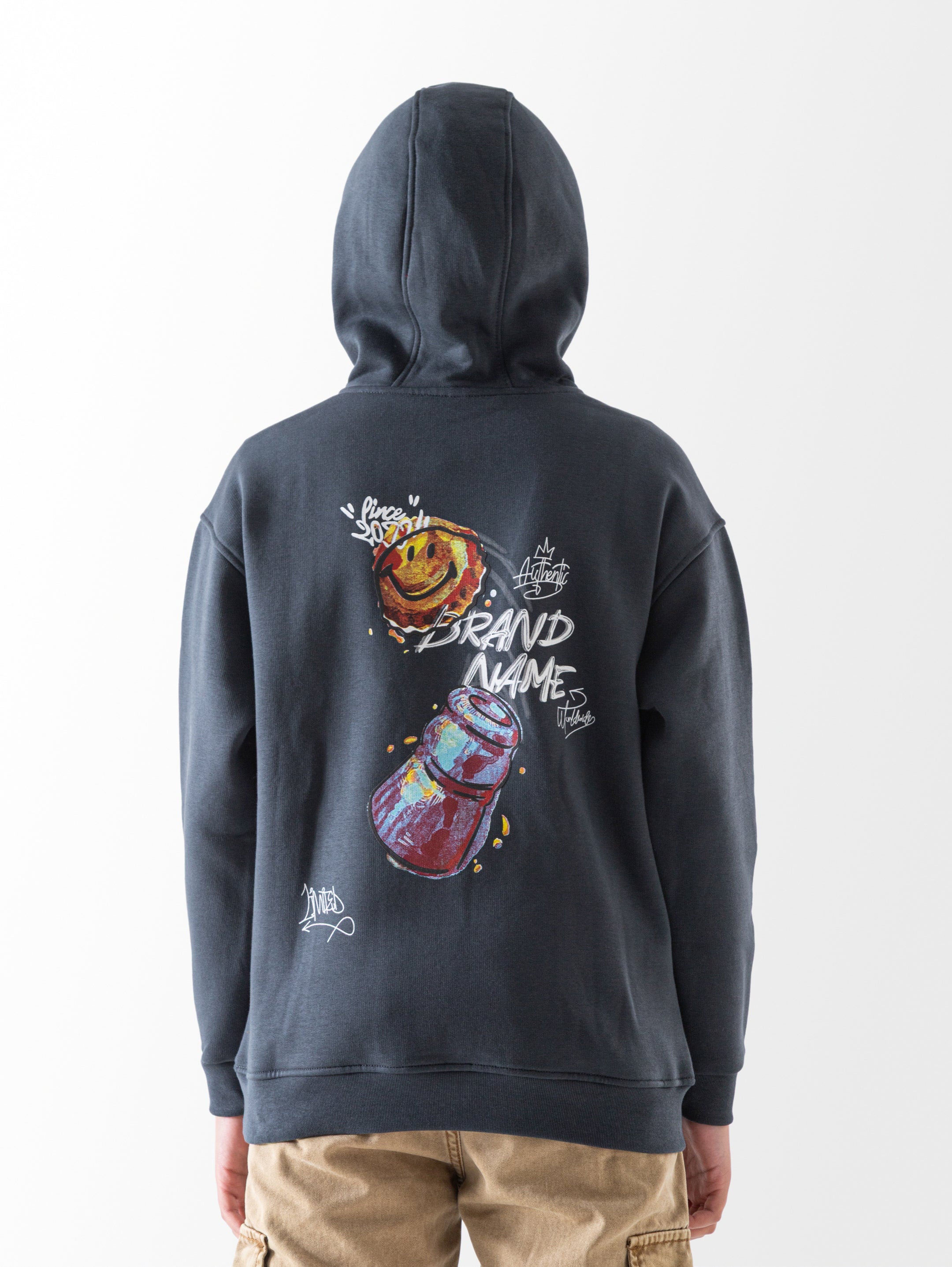 Hoodie - Boys - Printed