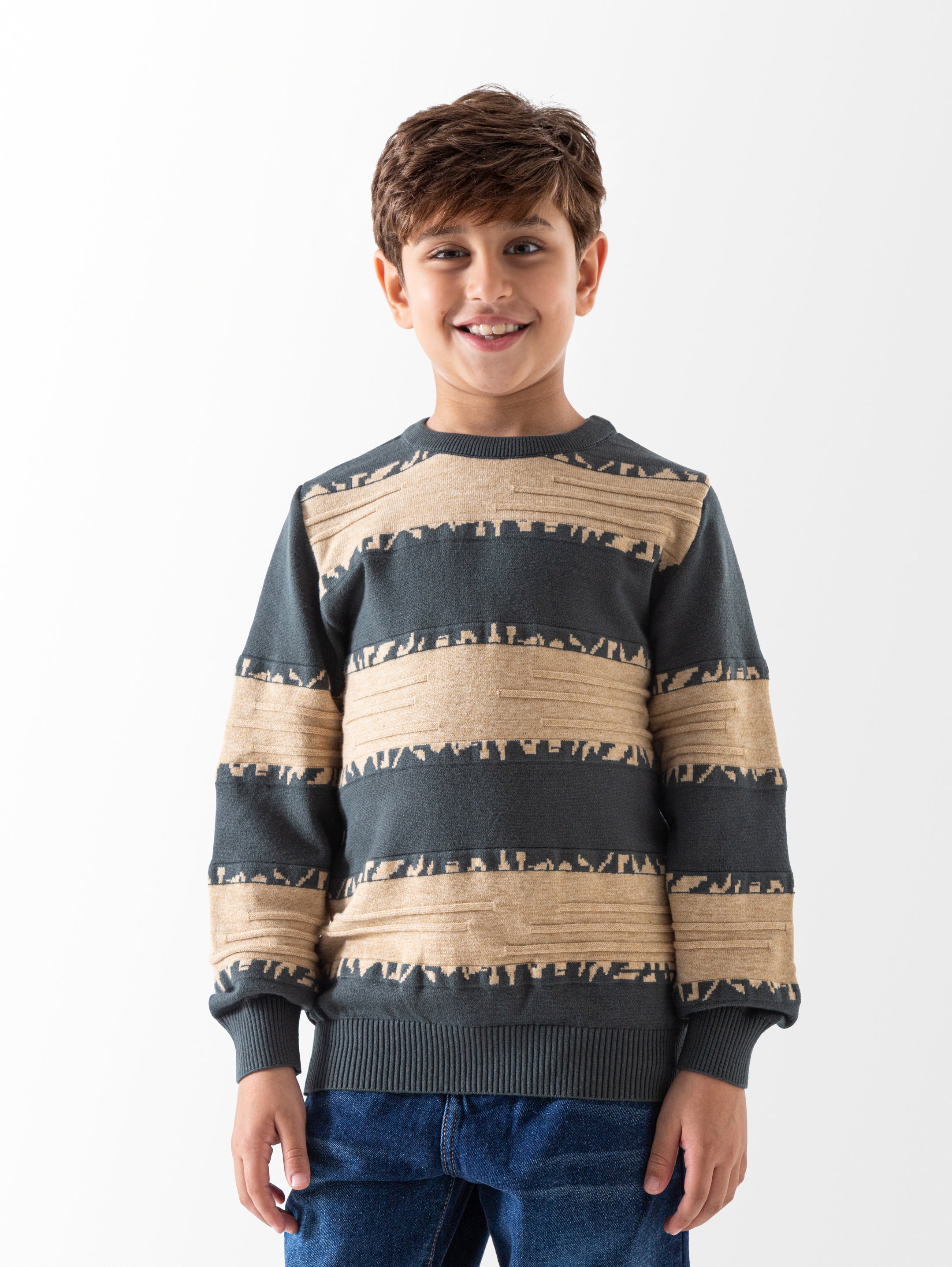 Pullover - Boys - Striped