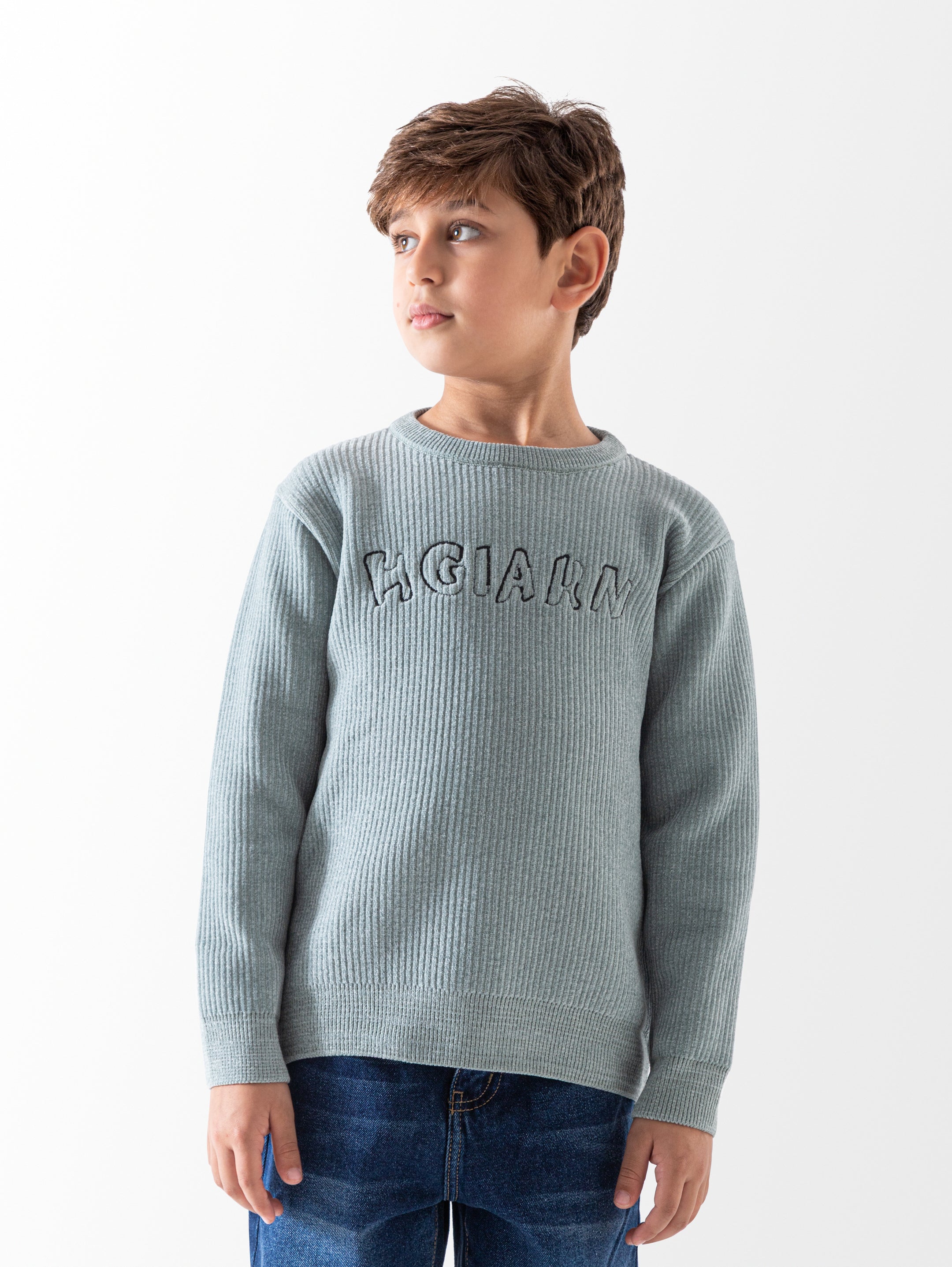 Pullover - Boys - Plain