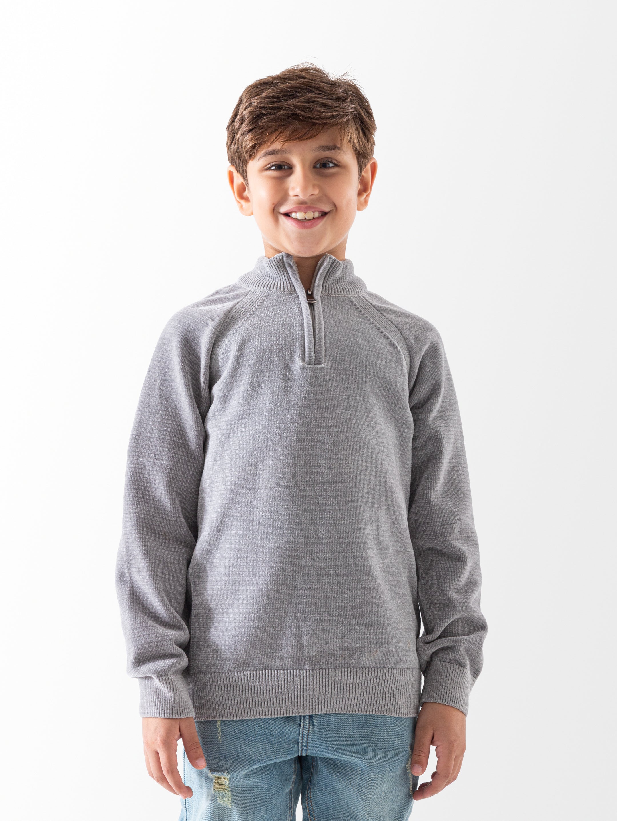 Pullover - Boys - Plain