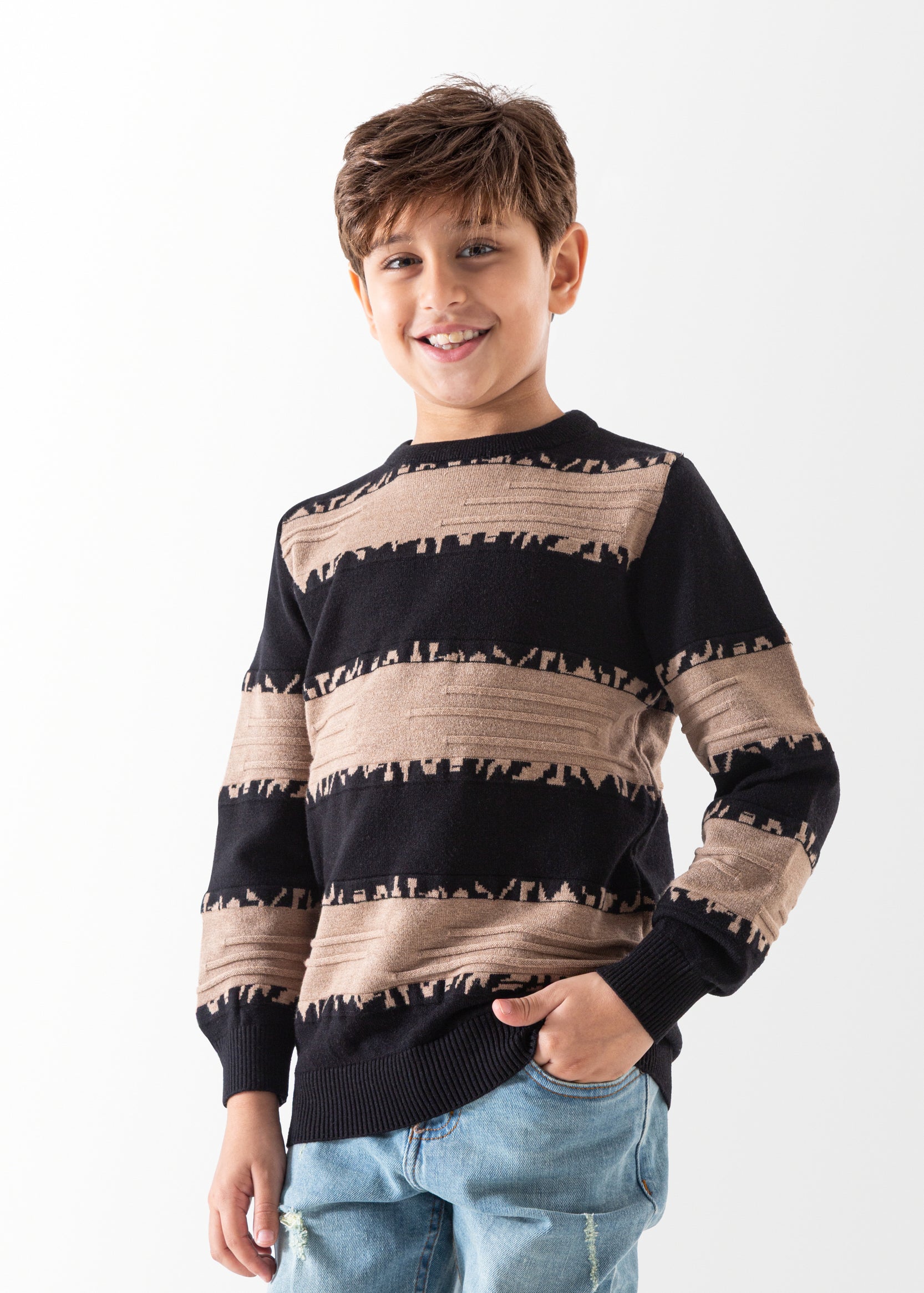 Pullover - Boys - Striped