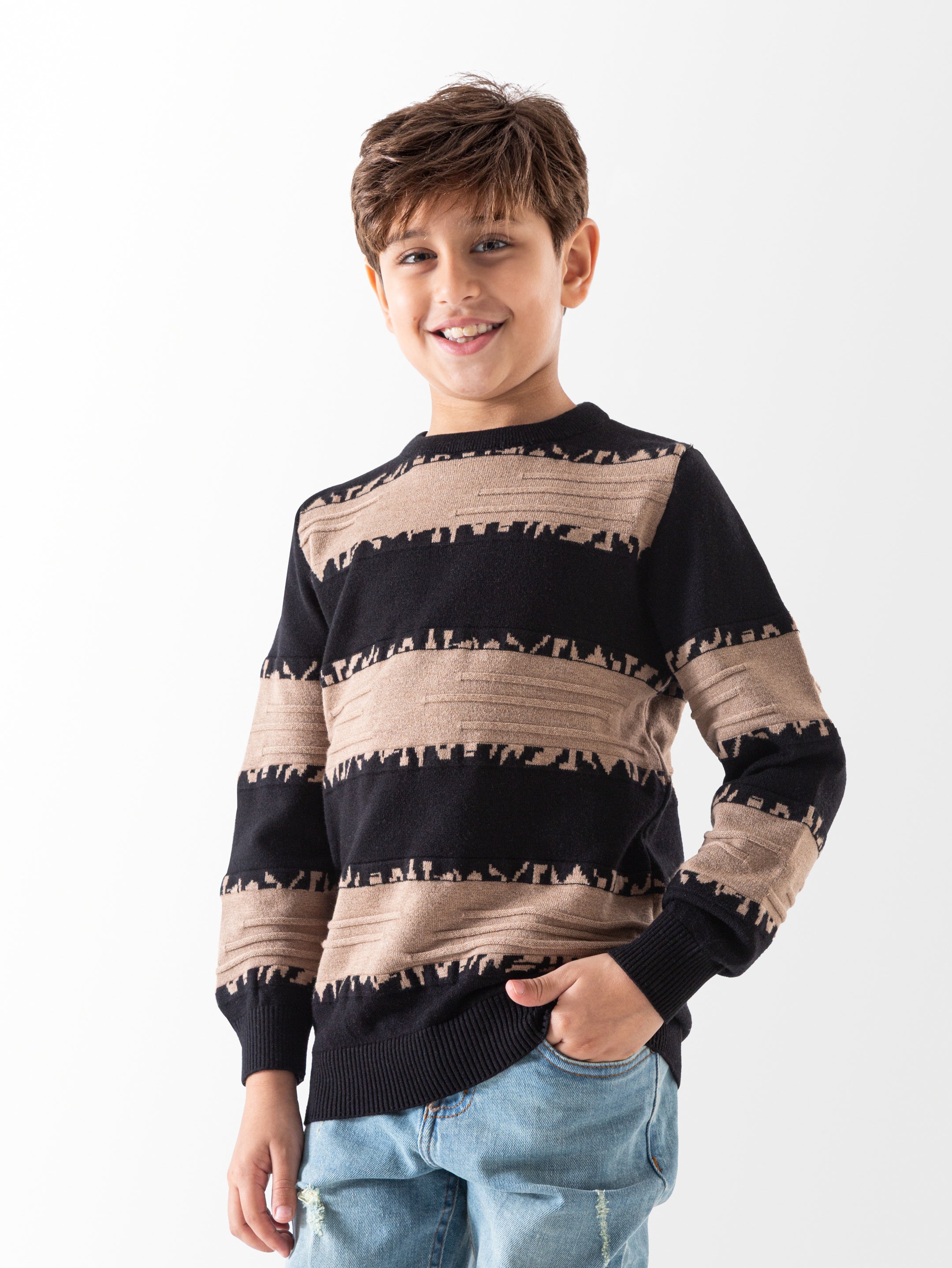 Pullover - Boys - Striped