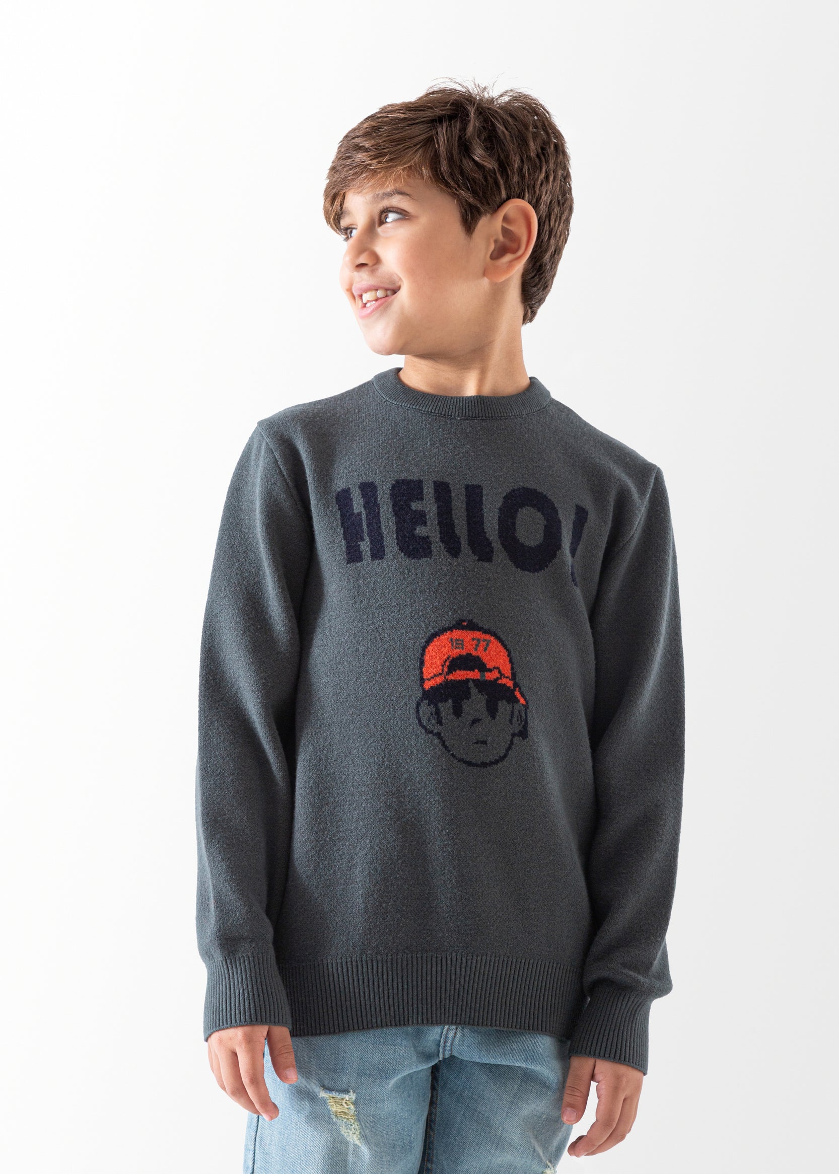Pullover - Boys - Plain